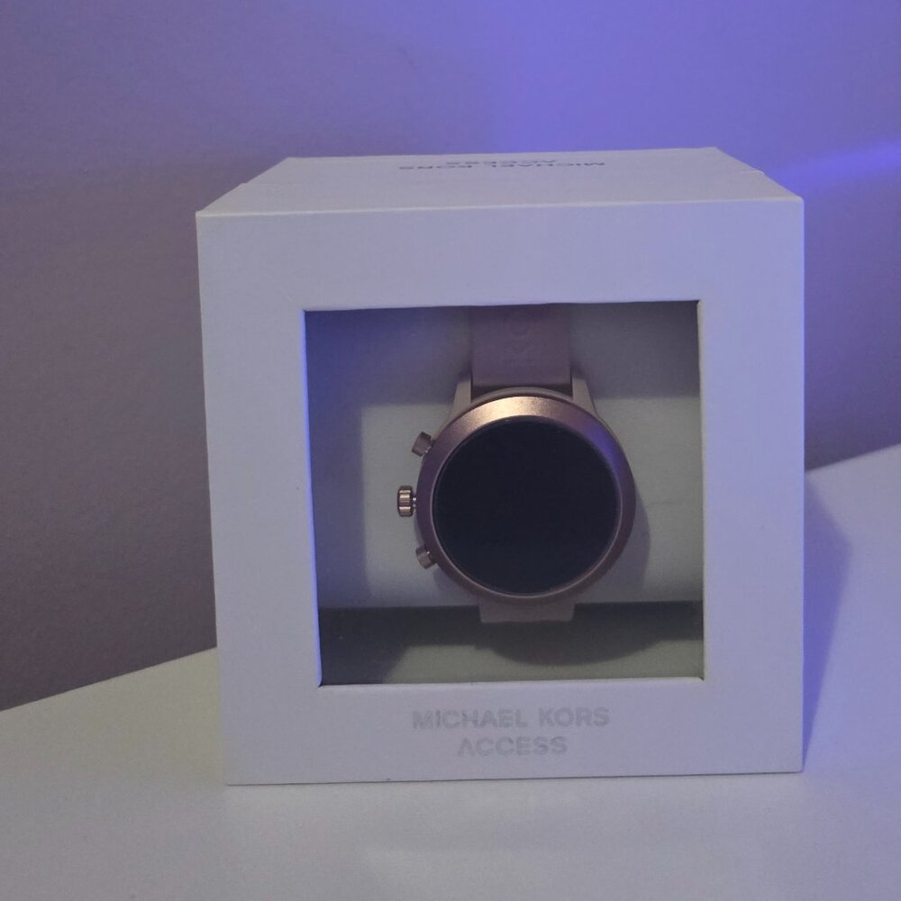 Michael Kors Access Pink-Tone and Silicone Smartwatch